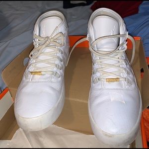 All-white Jordan’s high top (Why Not?)